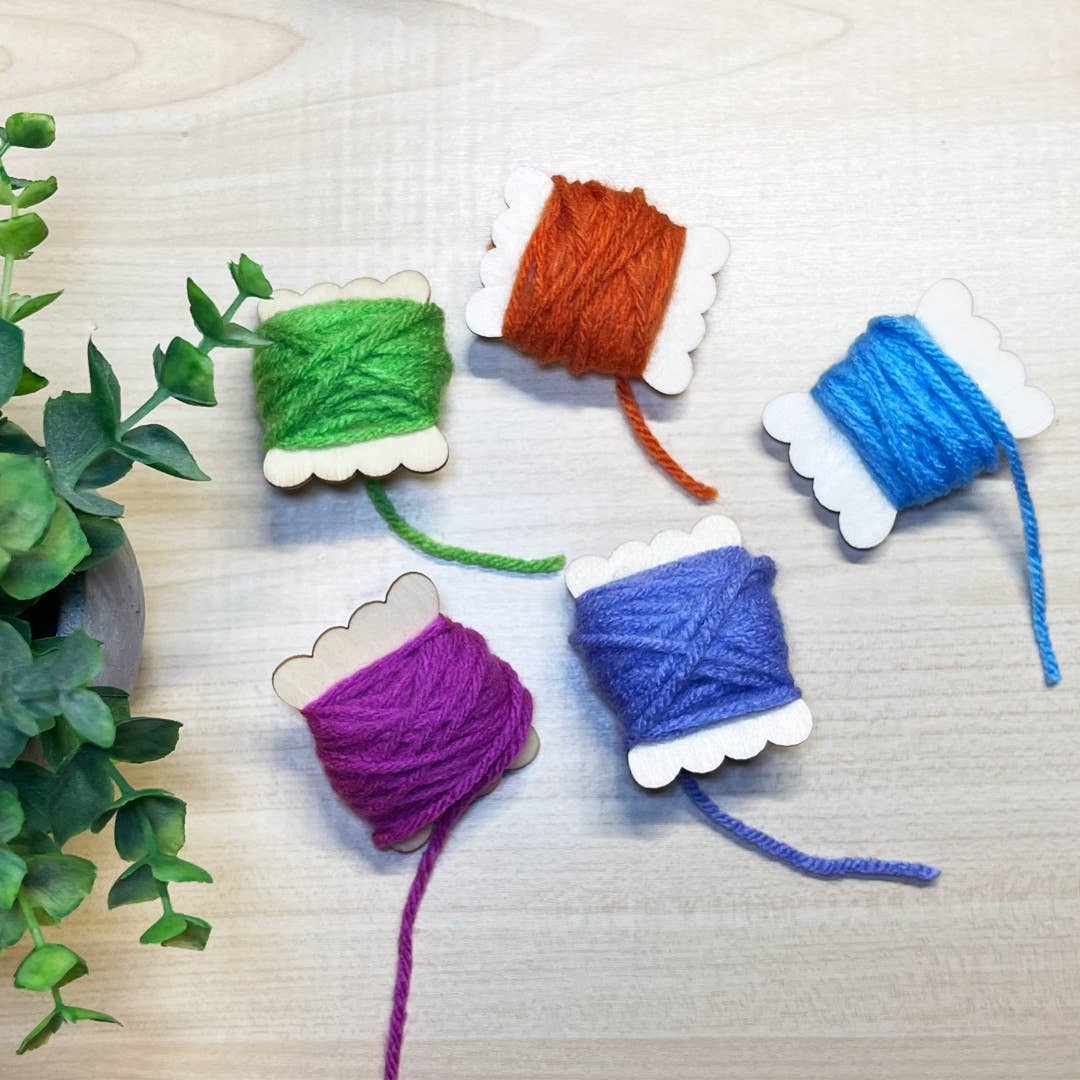Crochet Lover Yarn Bobbins Set of 5, Notions