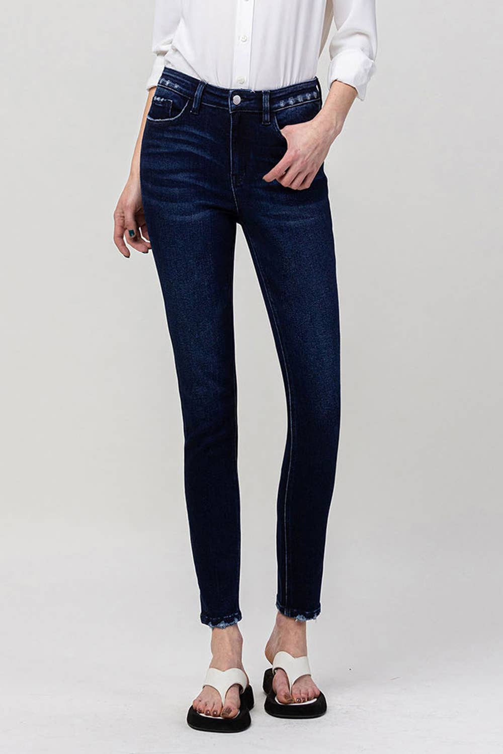 HIGH RISE SKINNY JEANS F4822