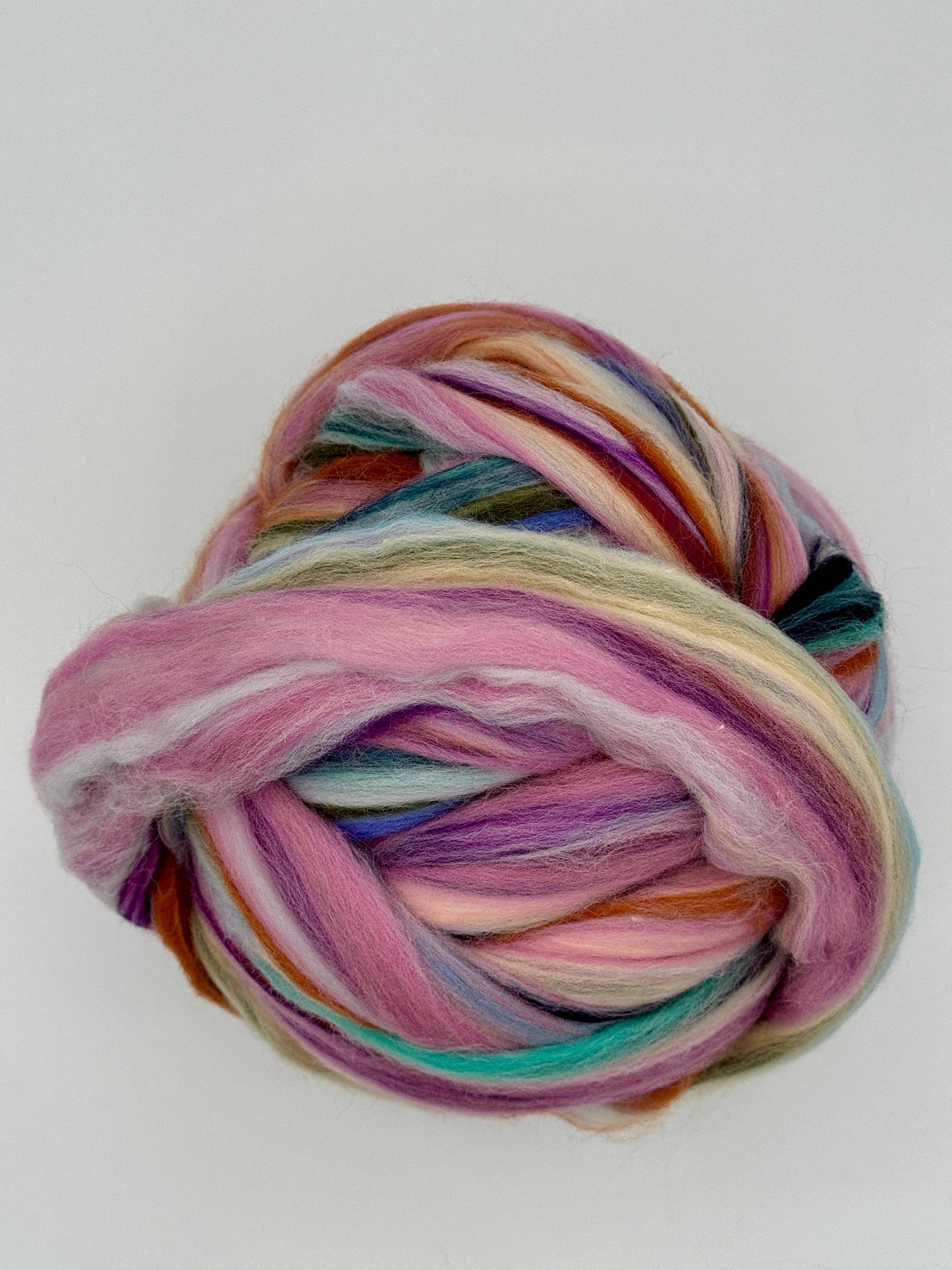 6 COLOR BLENDS MERINO WOOL ROVING A30 TIMO