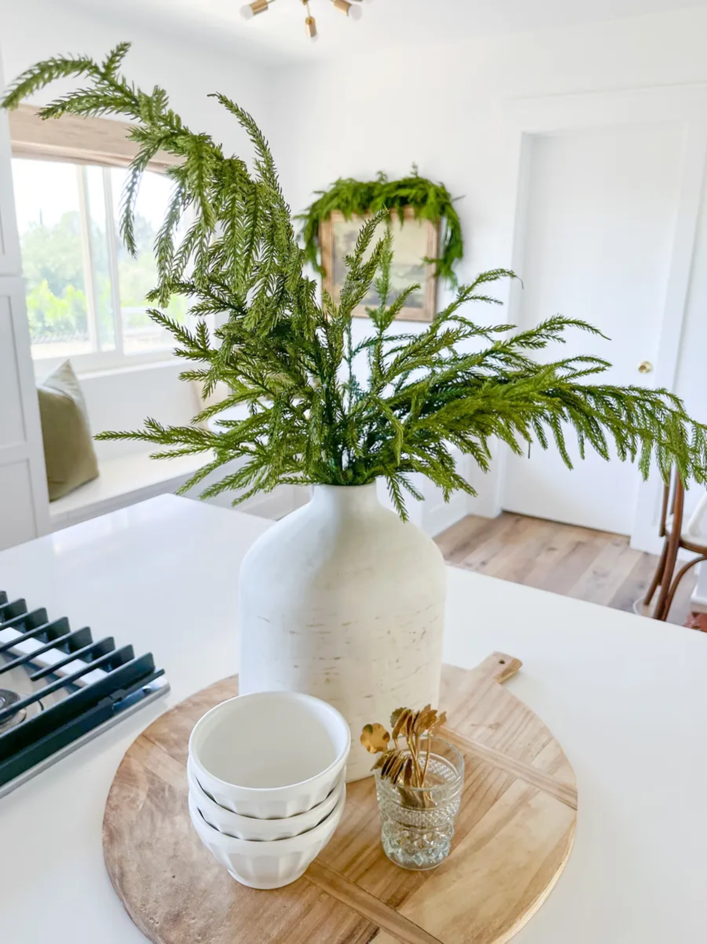 Faux Real Touch Norfolk Pine Stem - 38"