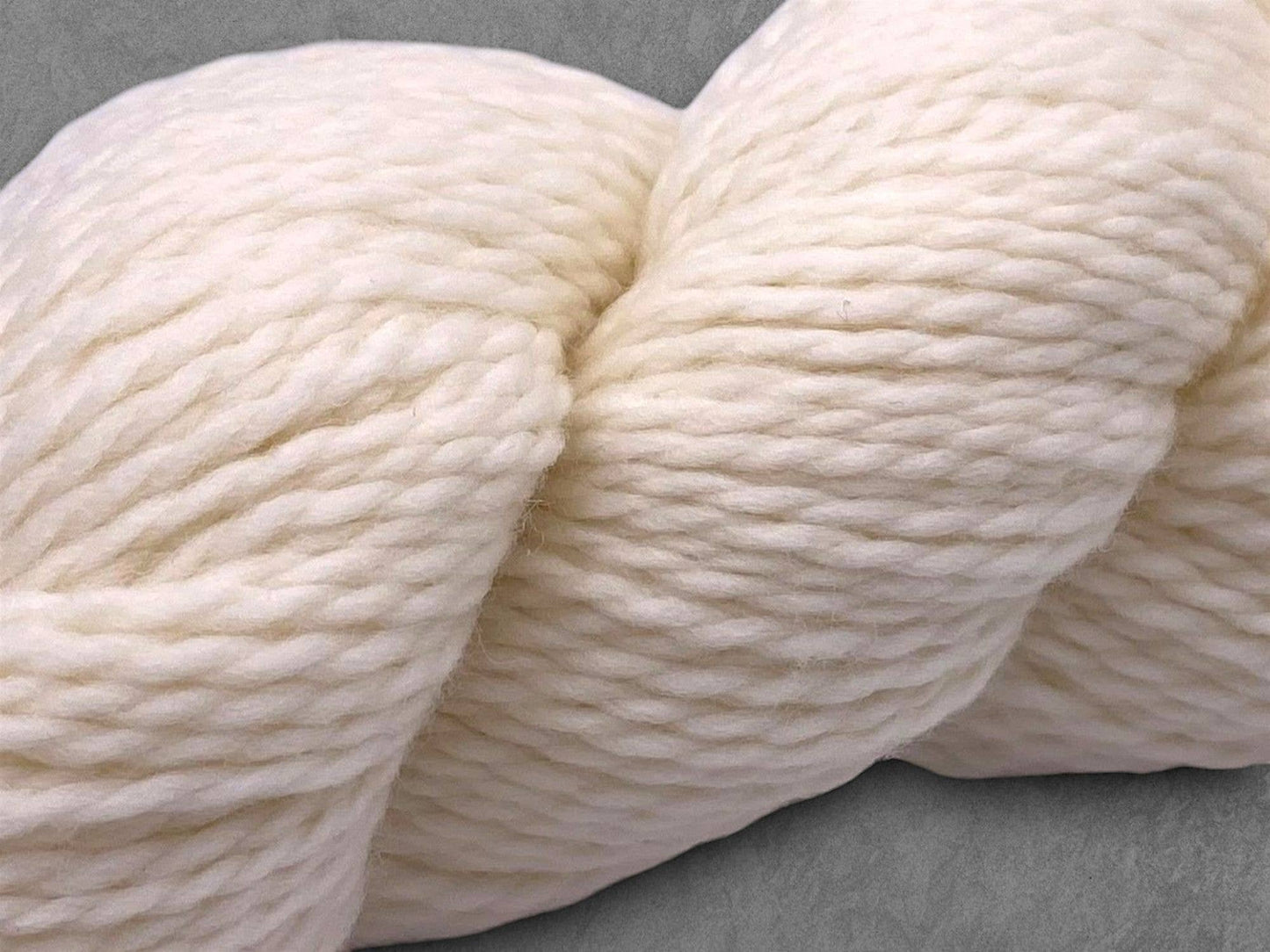 Undyed Yarn: Superwash Merino Aran Knitting Yarn