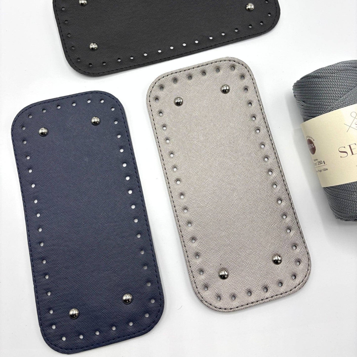 PU Leather Medium Bag Base, Bag Bottom Pad (12 Cm x 25 Cm)