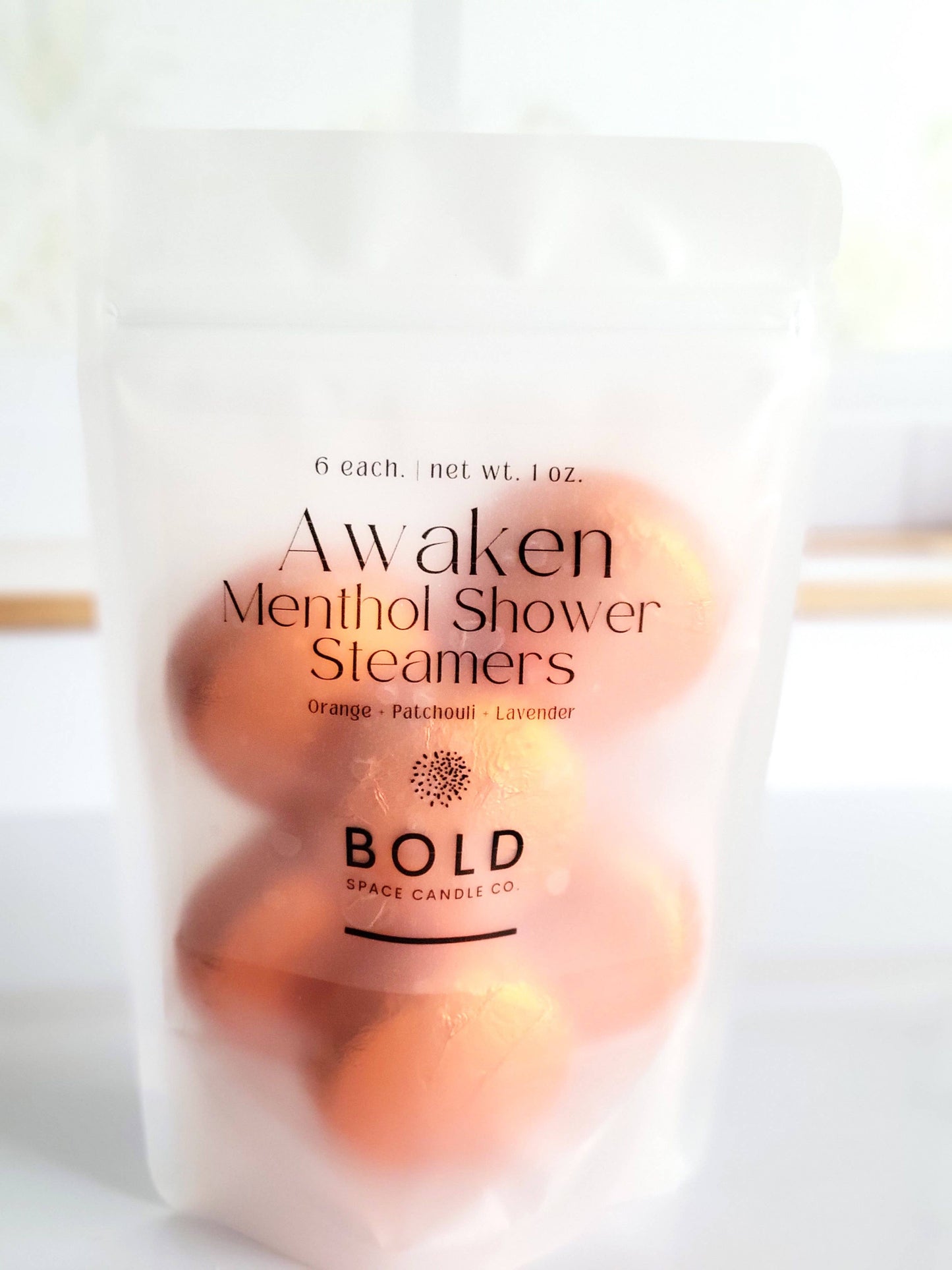 Awaken Shower Steamer – Energizing Orange & Lavender - 6 pk