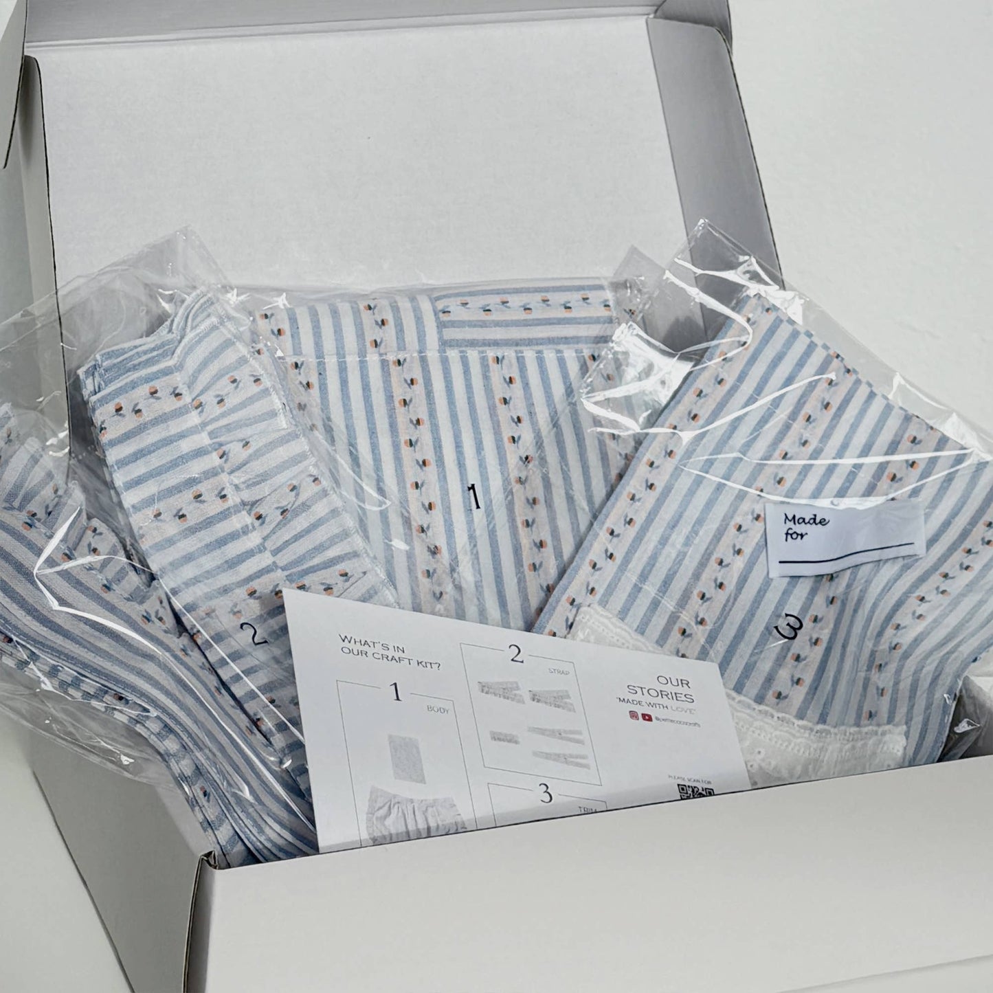 DIY Sewing Kit – Vintage Apron Craft Box (Lv.2)