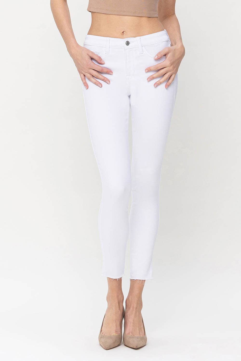 MID RISE SUPER SOFT ANKLE SKINNY JEANS F5141
