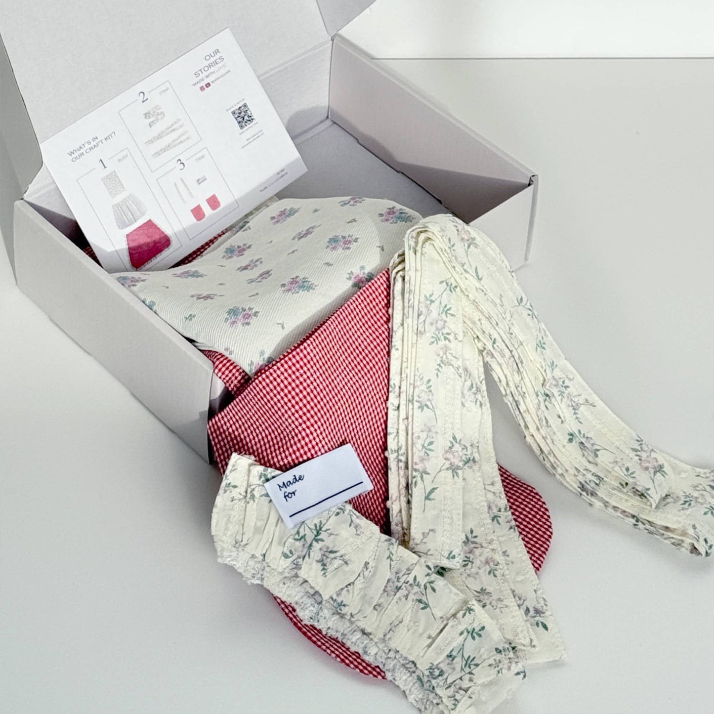 DIY Sewing Kit – Vintage Apron Craft Box (Lv.3)