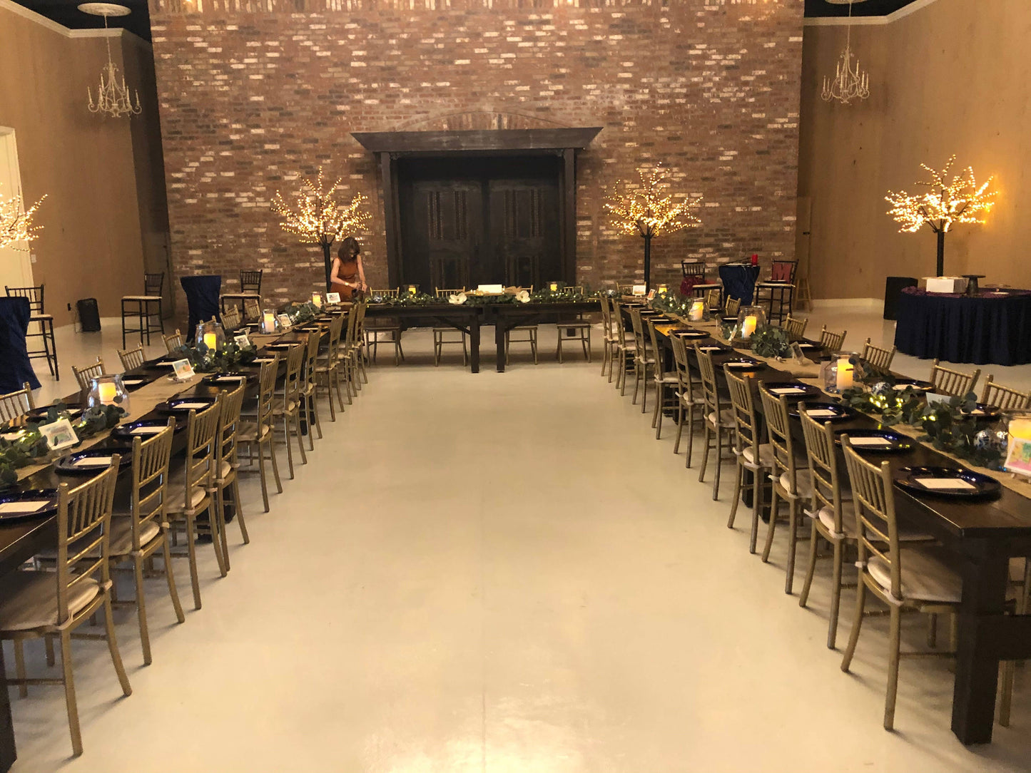 70" Artificial Grey green Eucalyptus Garland seeded