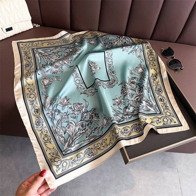 Fashion Print Square Scarf
