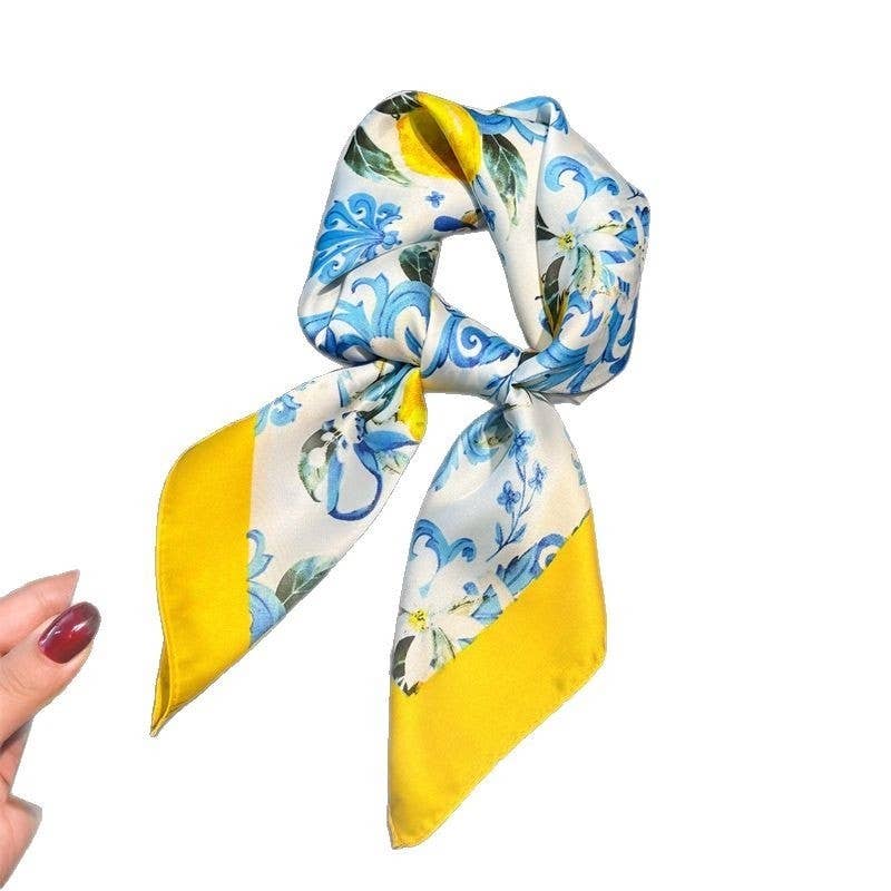 Fashion Print Square Scarf
