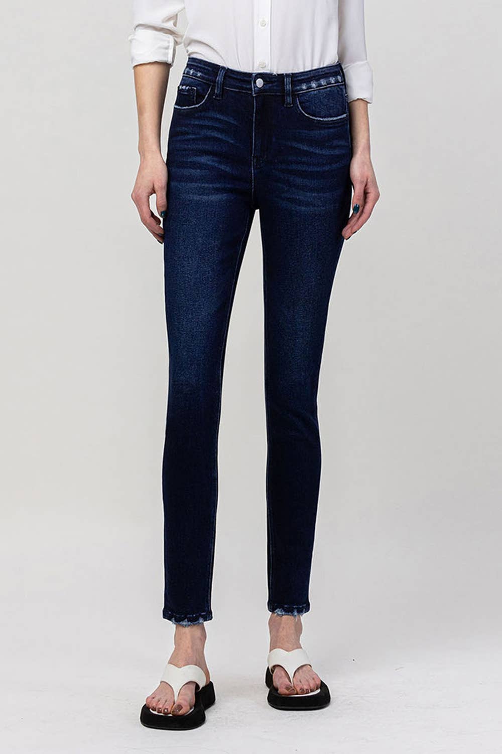 HIGH RISE SKINNY JEANS F4822