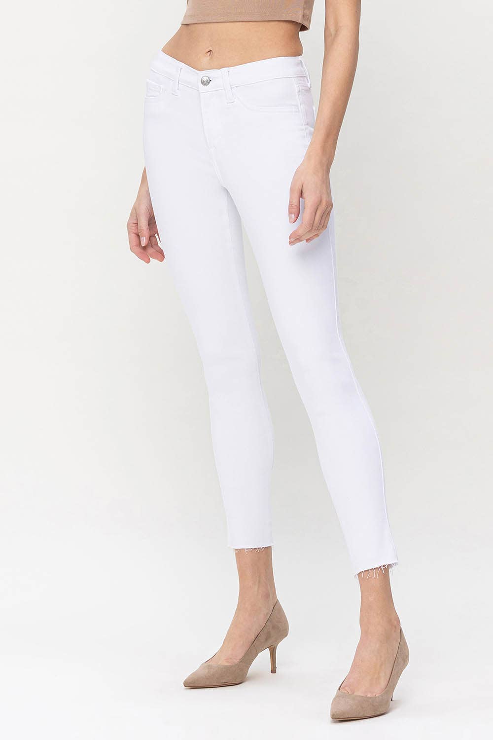 MID RISE SUPER SOFT ANKLE SKINNY JEANS F5141
