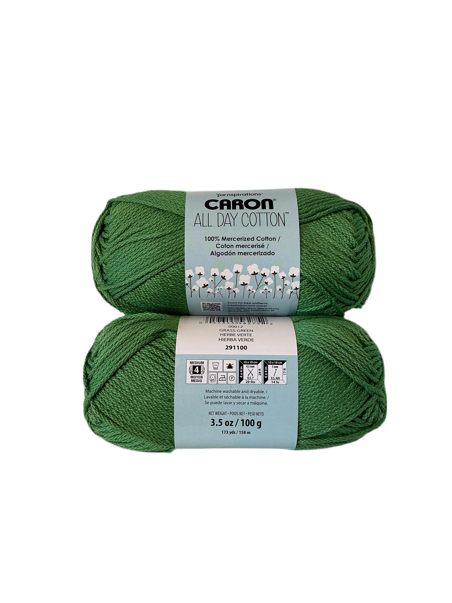 Caron All Day Cotton-Grass Green 29110000012
