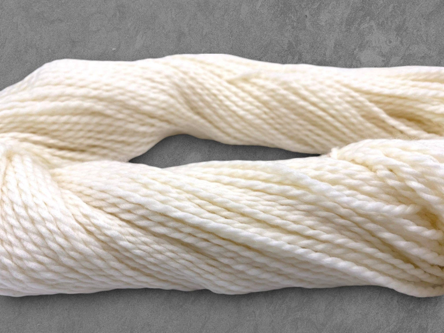 Undyed Yarn: Superwash Merino Aran Knitting Yarn
