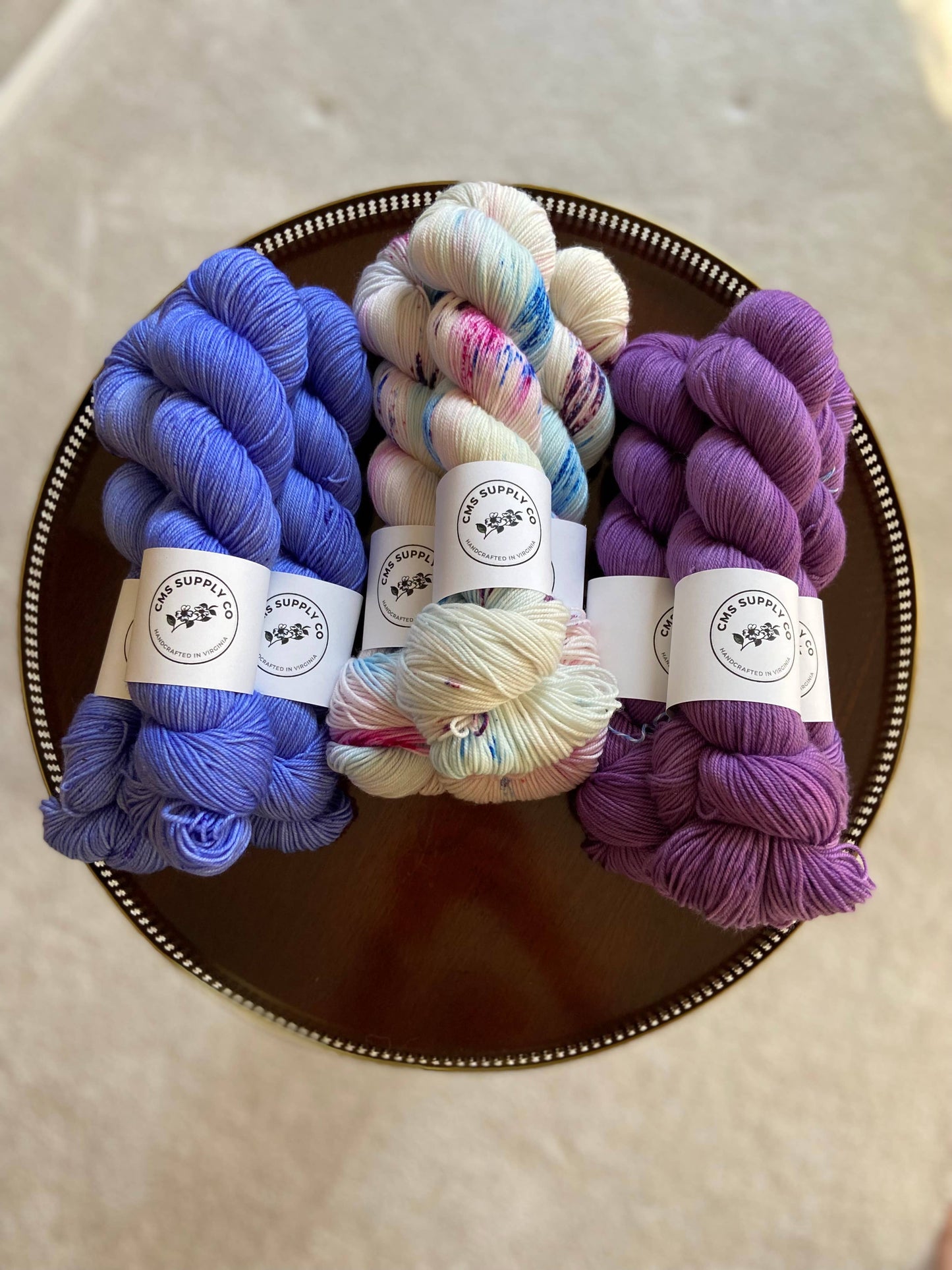 Flower Garden Colorway - Artisan Dyed Yarn - Multiple Bases