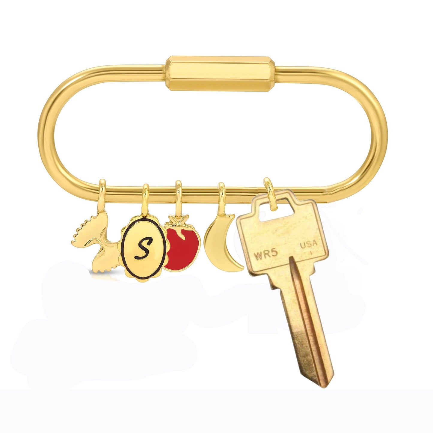 Charm Garden Add-a Charm(s) Keyring - Gold