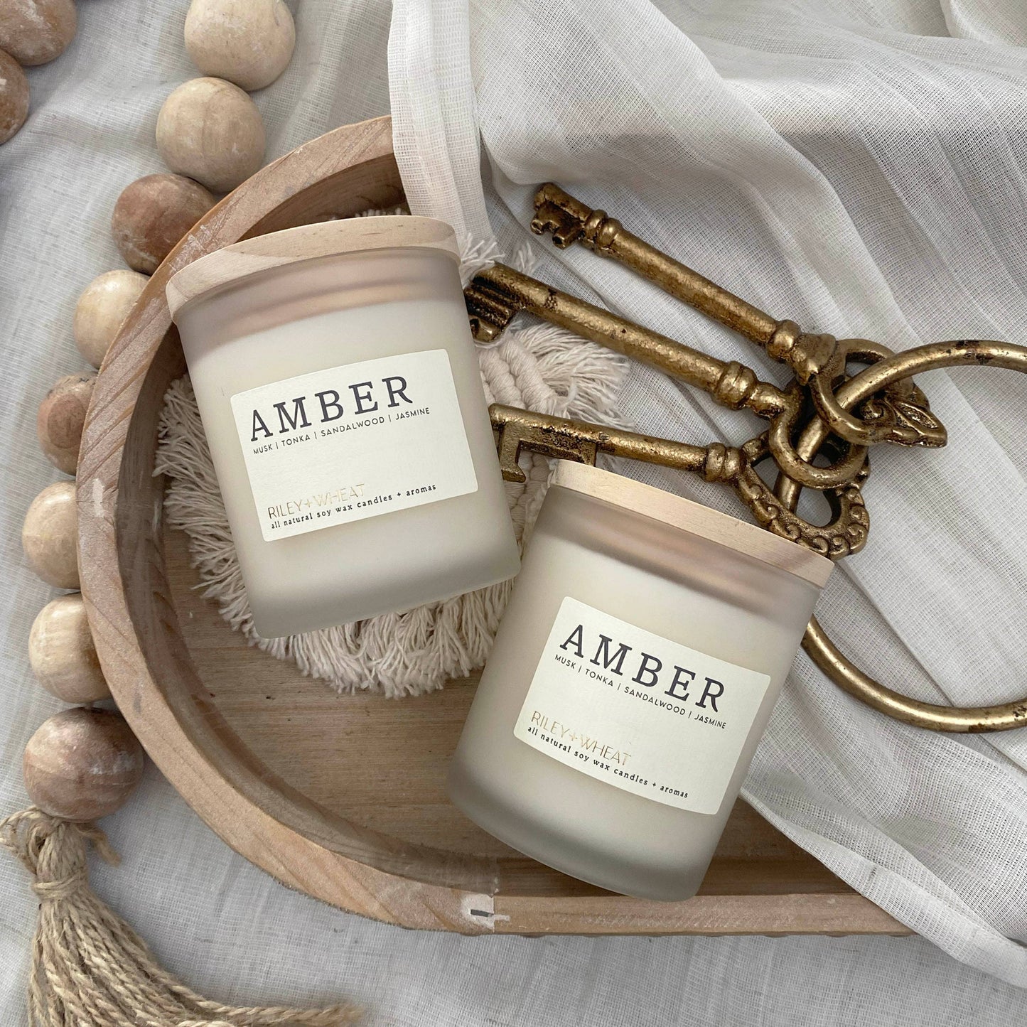 Amber Candle 