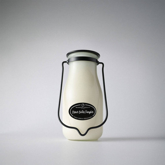 14 oz Milkbottle Candle: Brown Butter Pumpkin