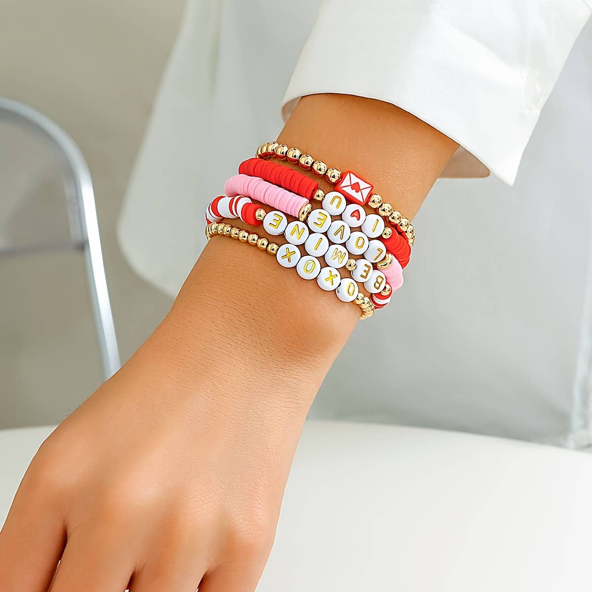 Valentine Hearts XOXO Bracelet
