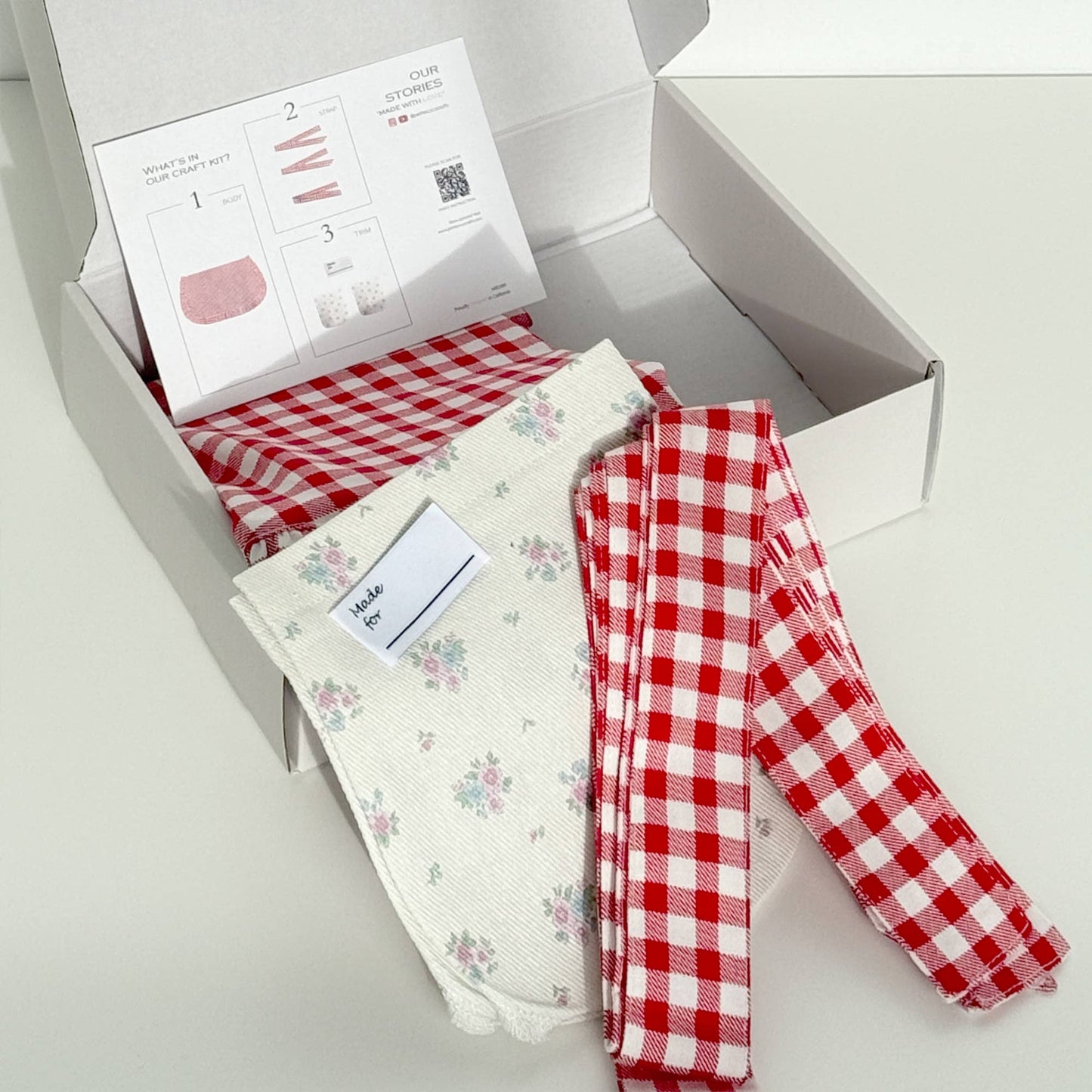 DIY Sewing Kit – Vintage Apron Craft Box (Lv.1)