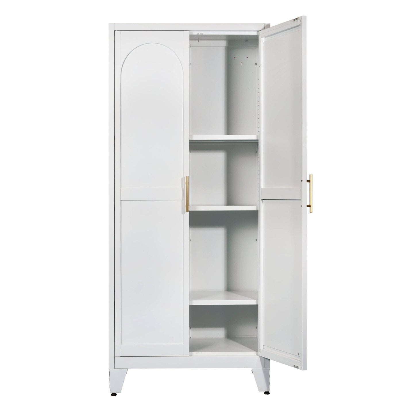 Shapely Doors Storage Cabinet with Adjustable Shelves