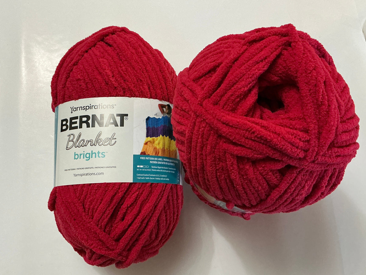 Bernat Blanket Bright-Race Car Red12001
