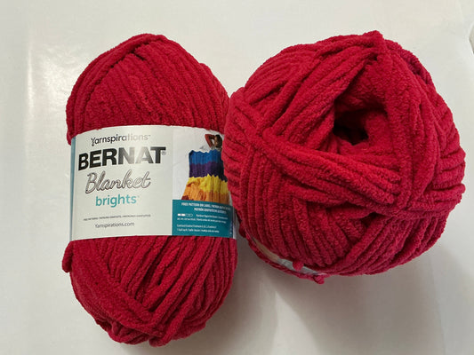 Bernat Blanket Bright-Race Car Red12001