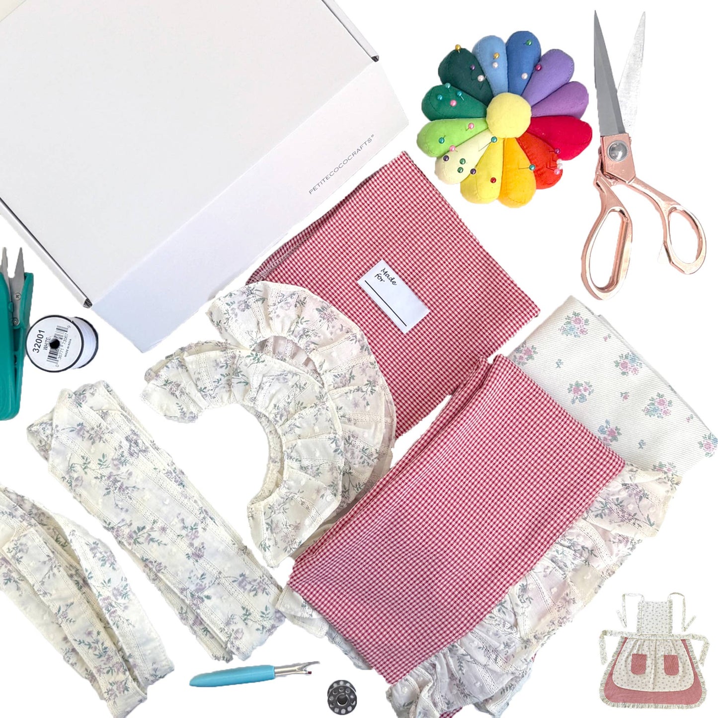 DIY Sewing Kit – Vintage Apron Craft Box (Lv.3)