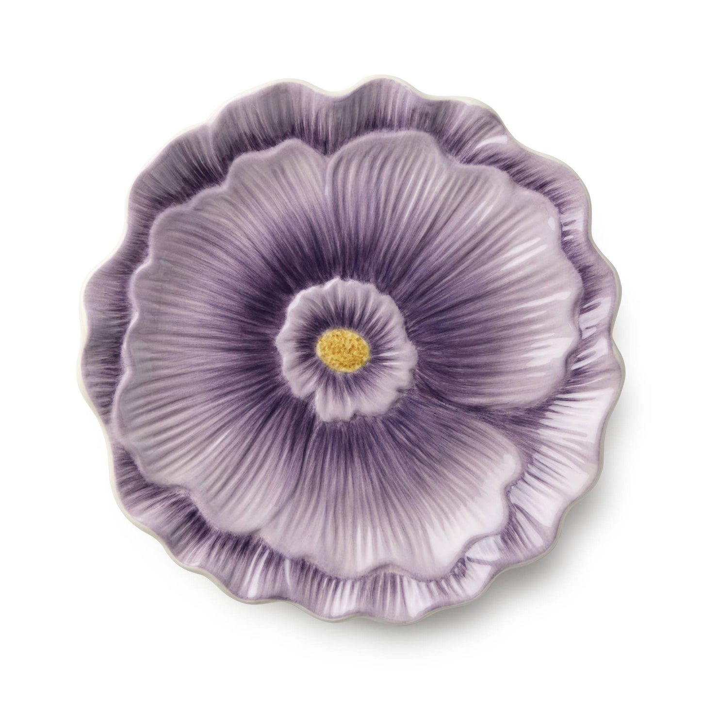 Wildflowers 3-D Floral Dessert Plates 4 asst