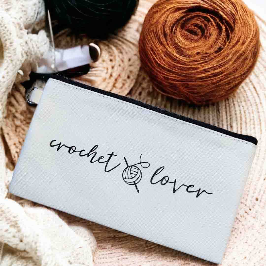 Crochet Lover Small Pouch Bag, Essential Small Bag