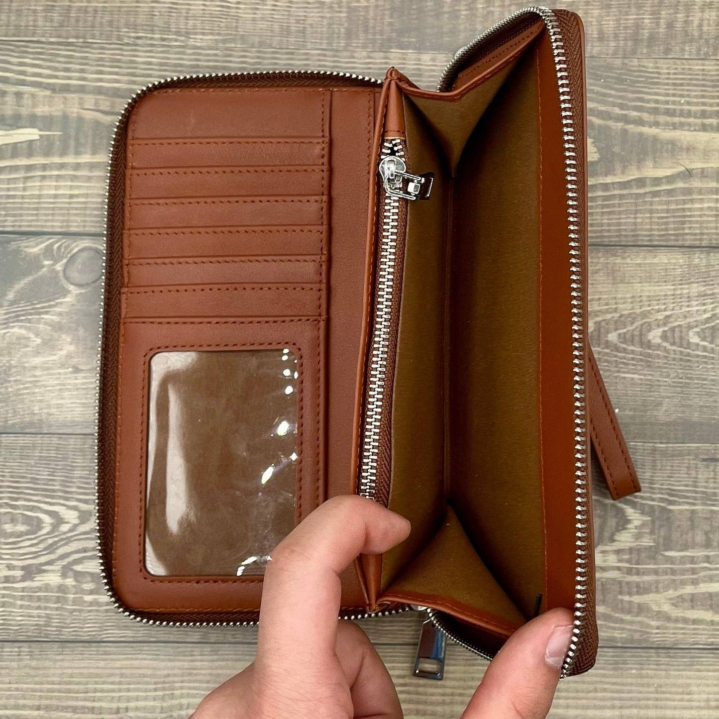 Leather Wristlet