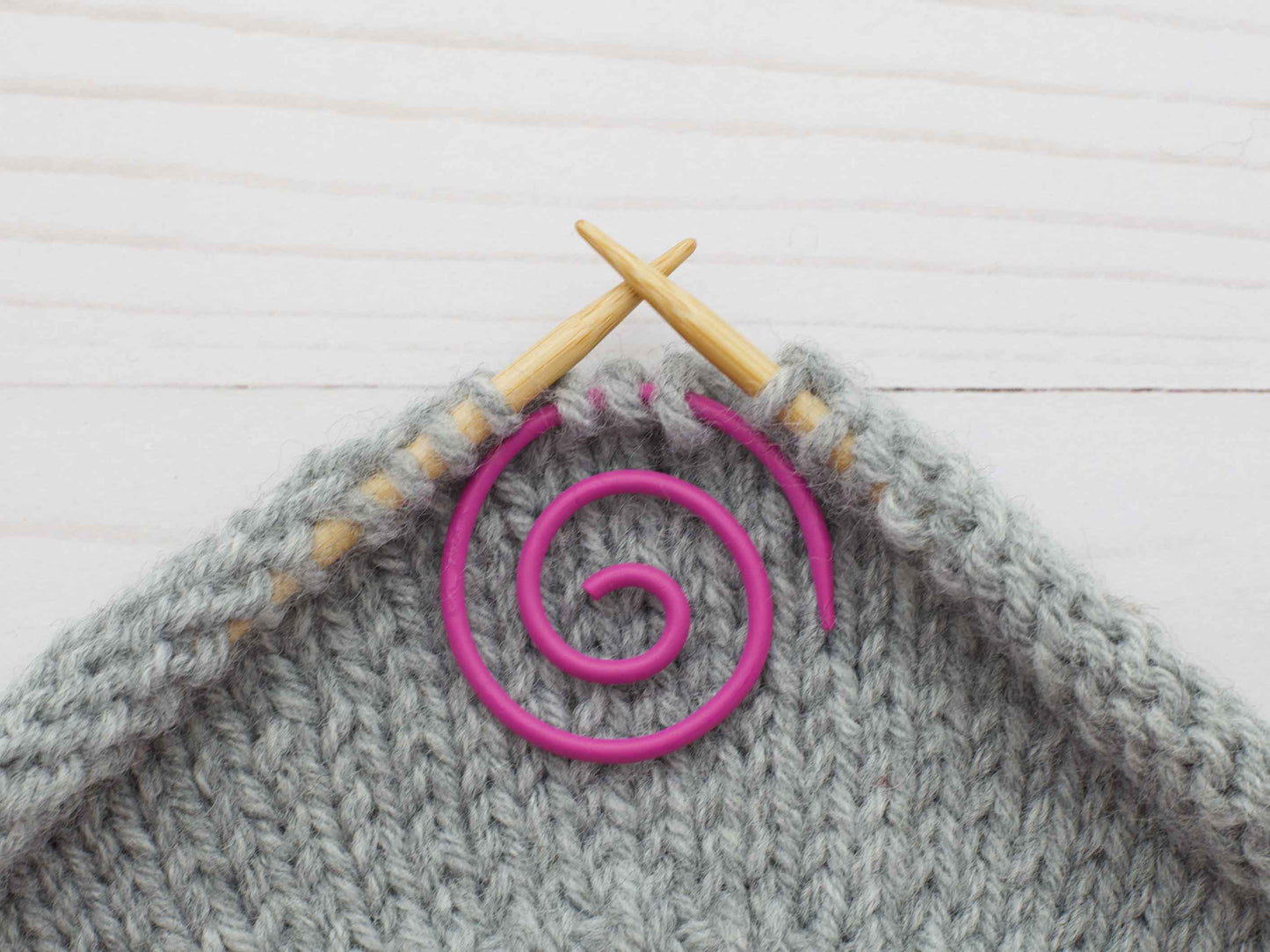 Pink Spiral Cable Needle | Knitting Notions Tools