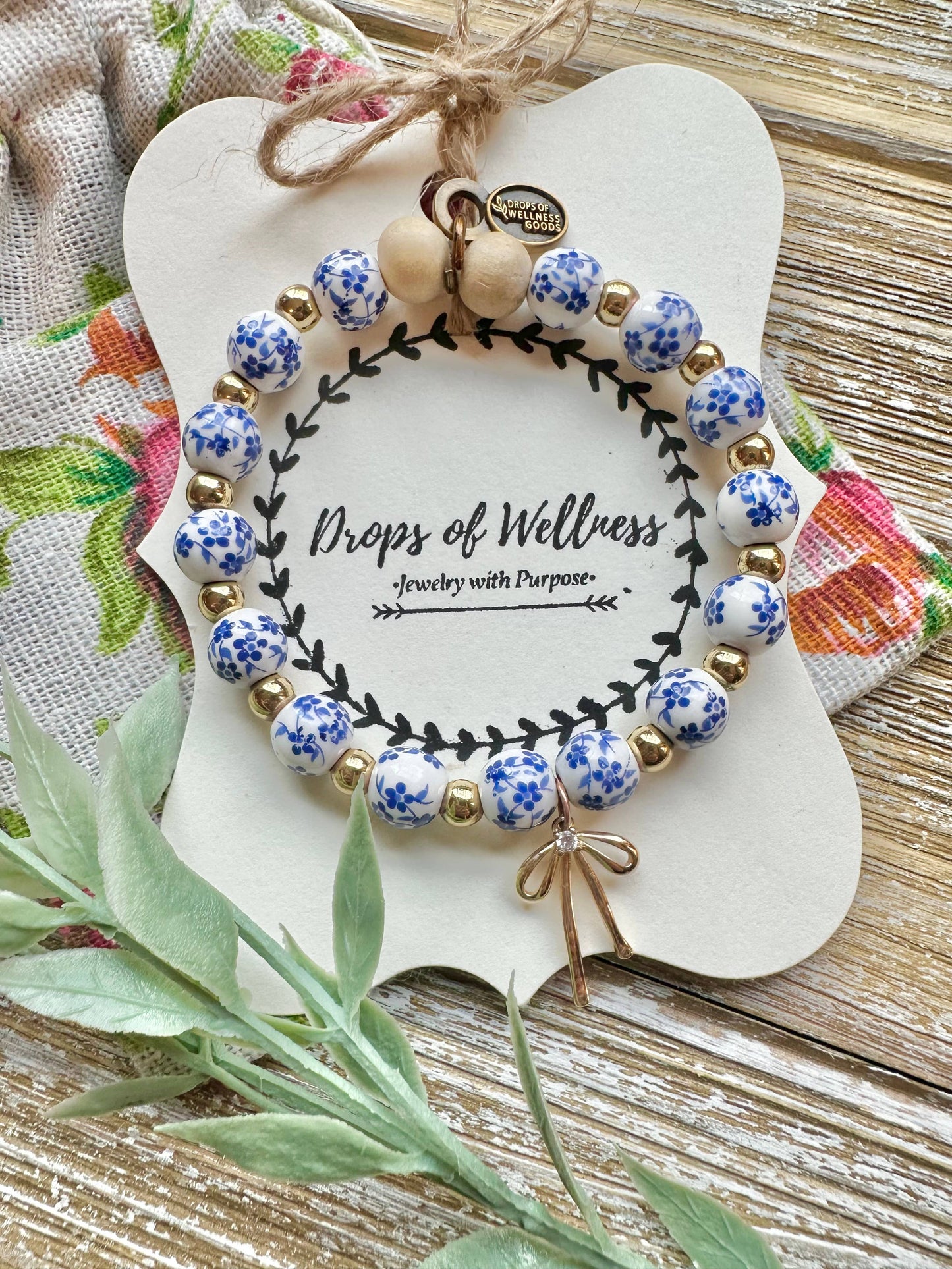 Diffuser Bracelet, Boho, Stretch Bracelet, The Florence