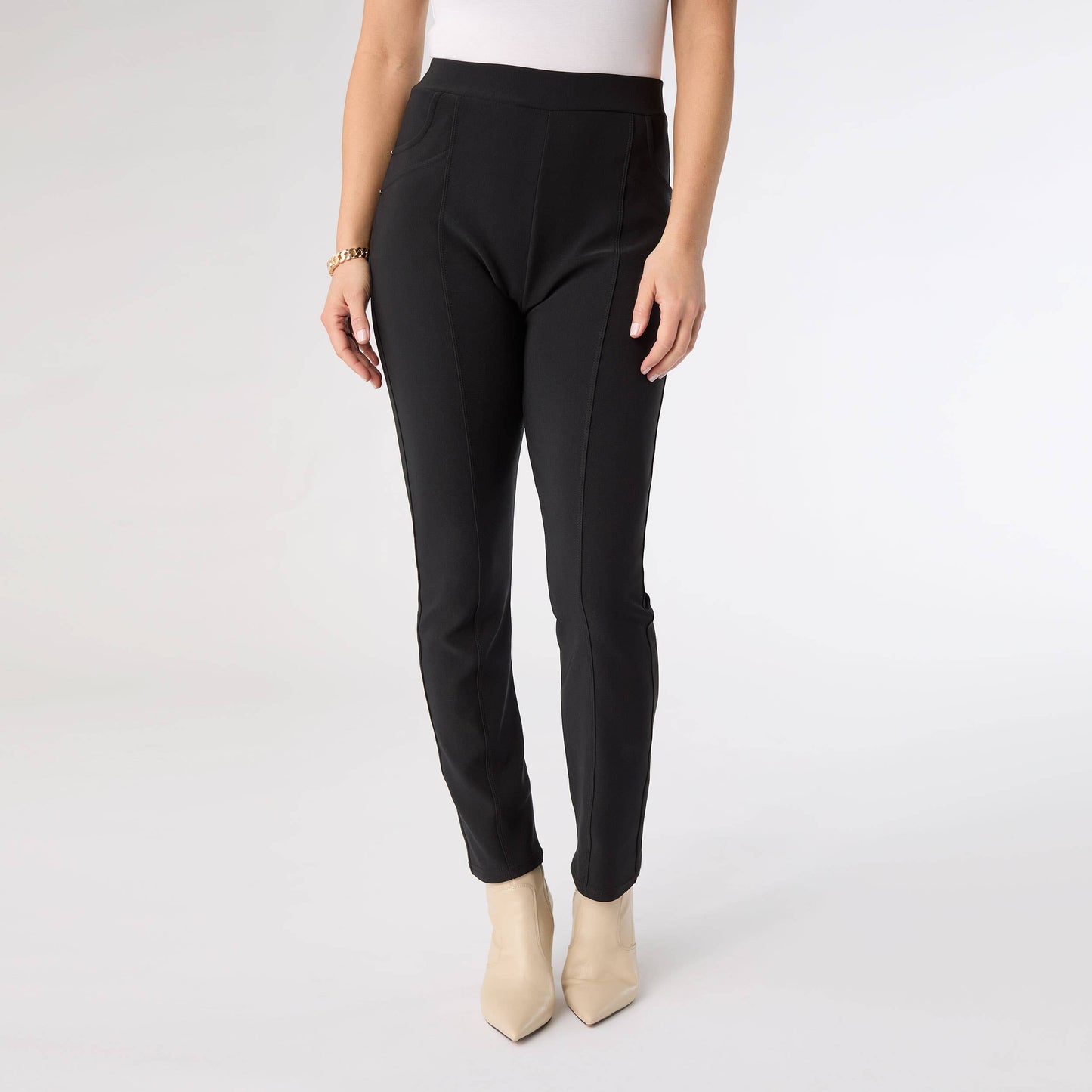 Georgie Front Seam Bottom with Rivet Detail - Christmas