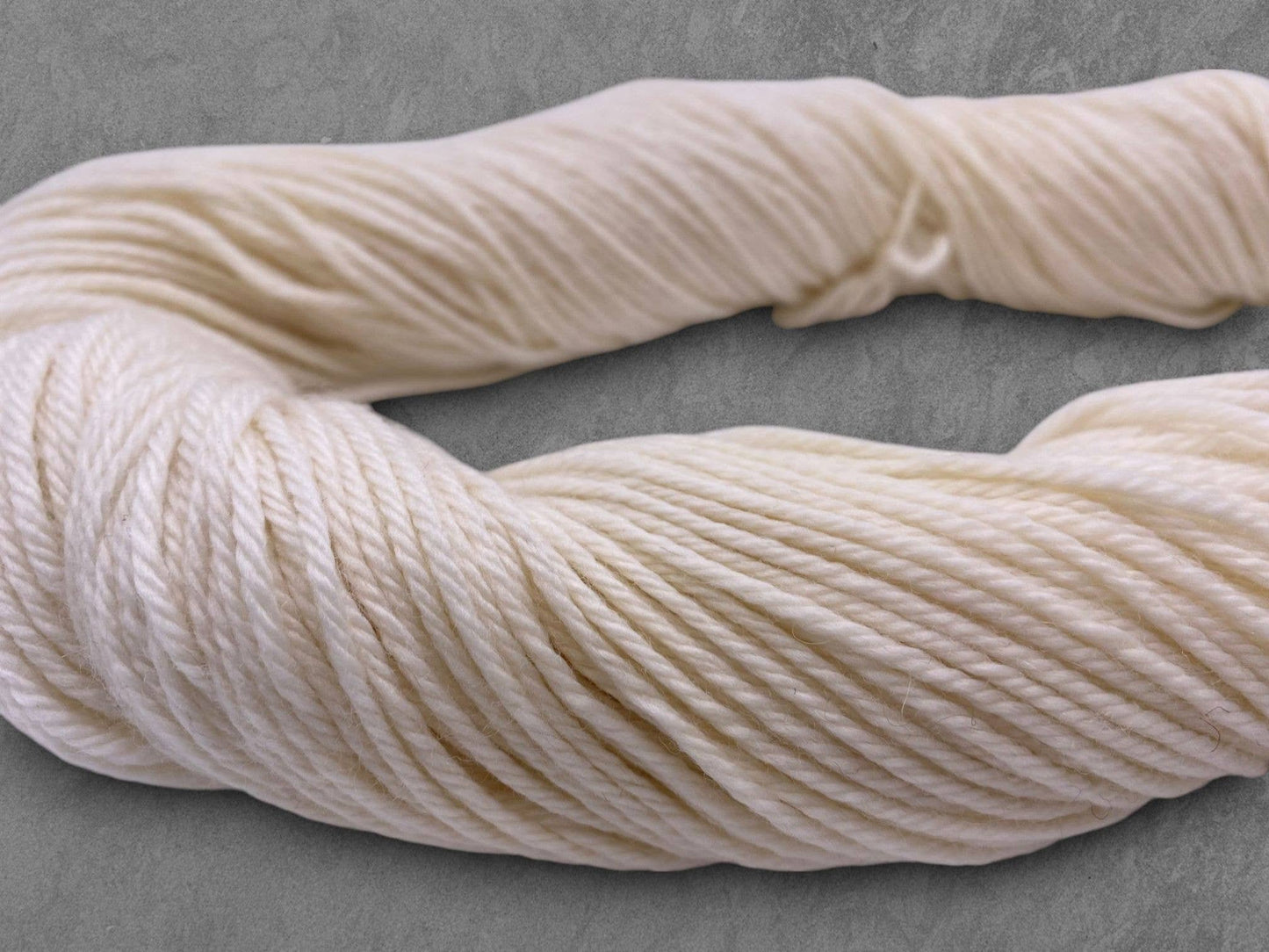 Undyed Yarn: Superwash Merino Worsted Knitting Yarn