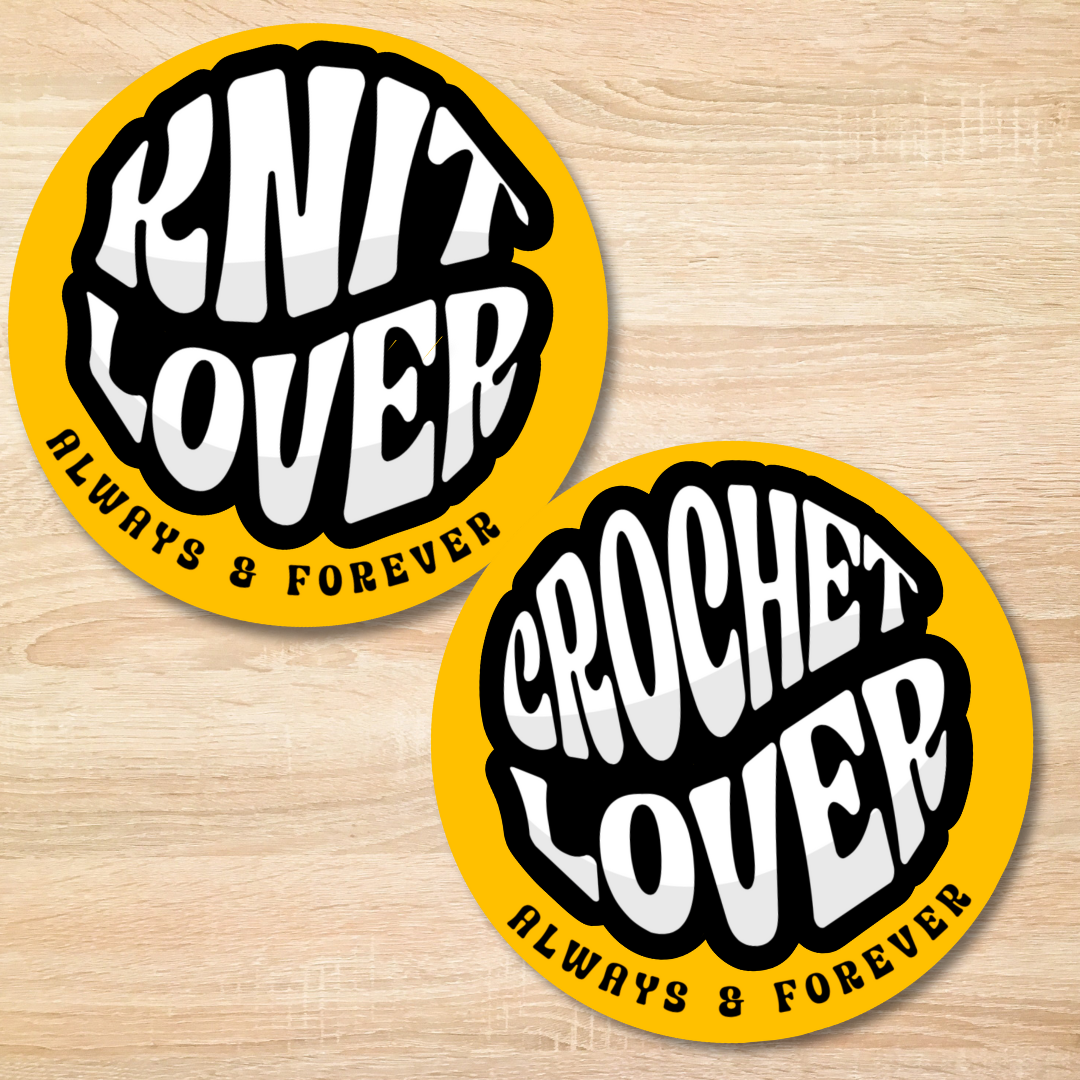 Crochet and Knit Lover Stickers