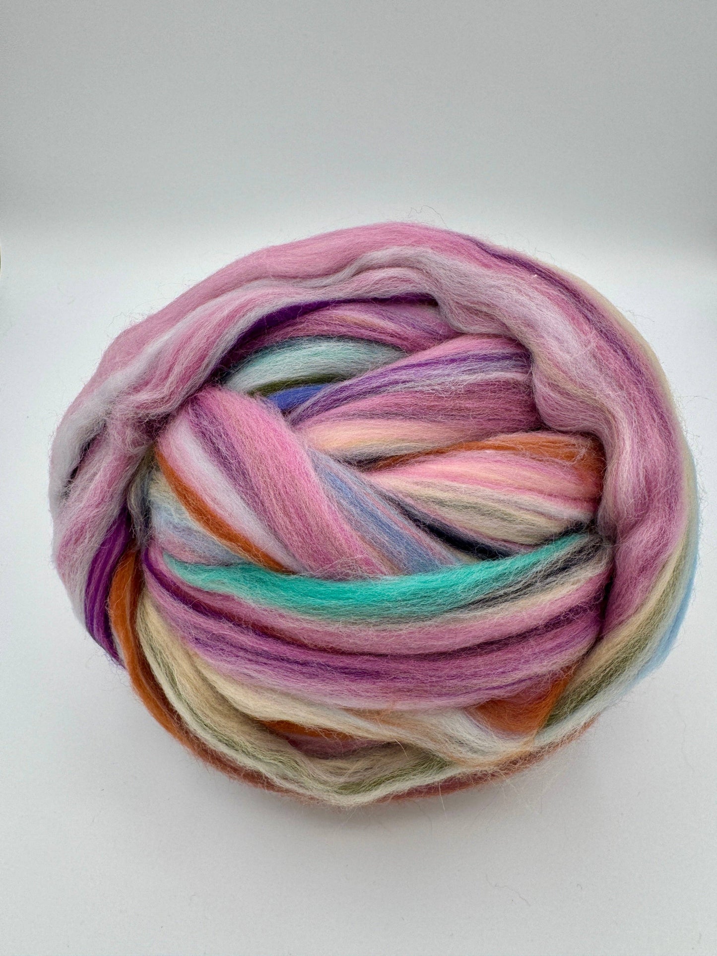 6 COLOR BLENDS MERINO WOOL ROVING A30 TIMO