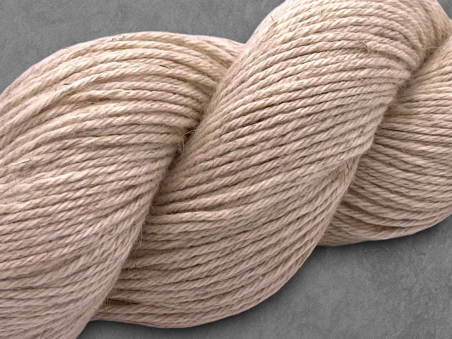 Undyed Yarn: Organic Cotton / Linen DK Knitting Yarn