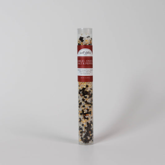 Grinder Refill Tube - Garlic, Onion, Salt & Pepper Blend-3oz