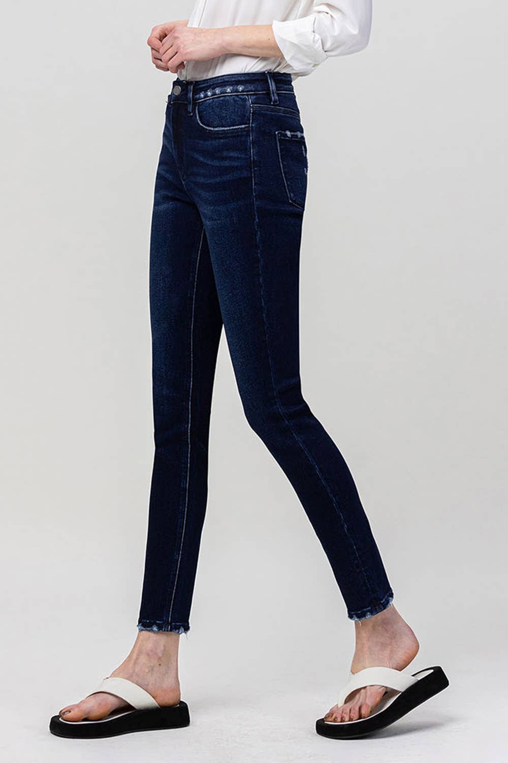 HIGH RISE SKINNY JEANS F4822