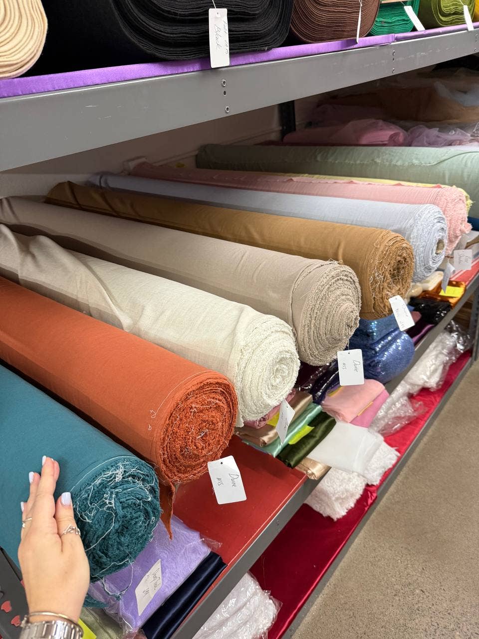 140 GSM Washed Linen Rayon Blend Fabric Wholesale by Roll