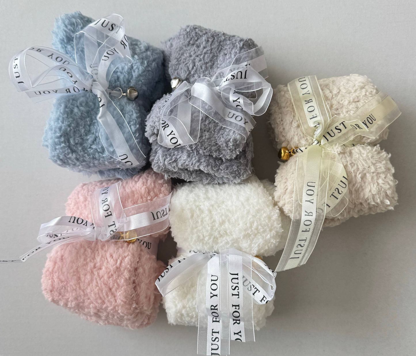 Women's Holiday Cozy Socks with Jingle bell