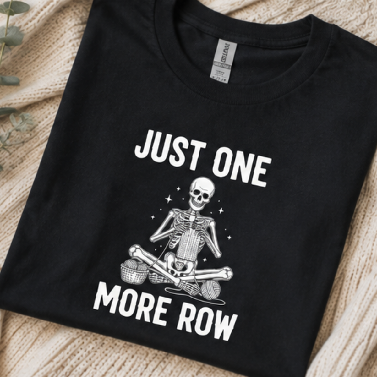 Just One More Row Knitter Tee