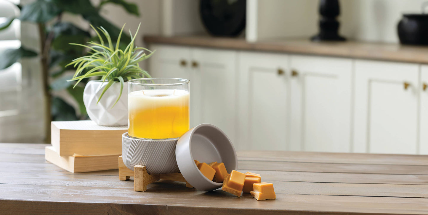 Wooden Pedestal 2-In-1 Classic Warmer