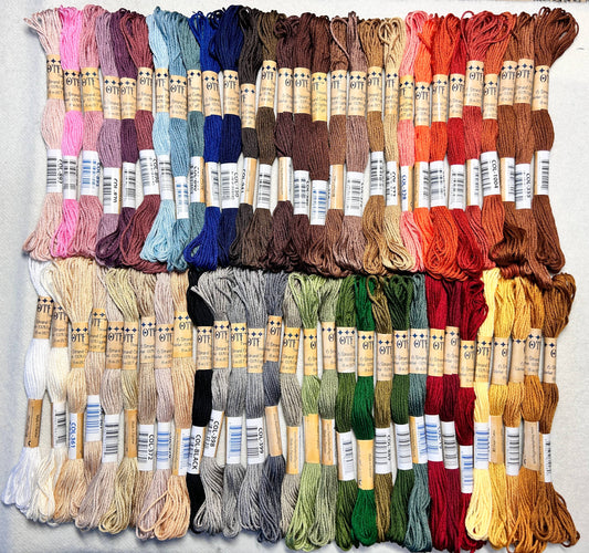 OTF Threads™ Solid 6 Strand Embroidery Floss Box of 24