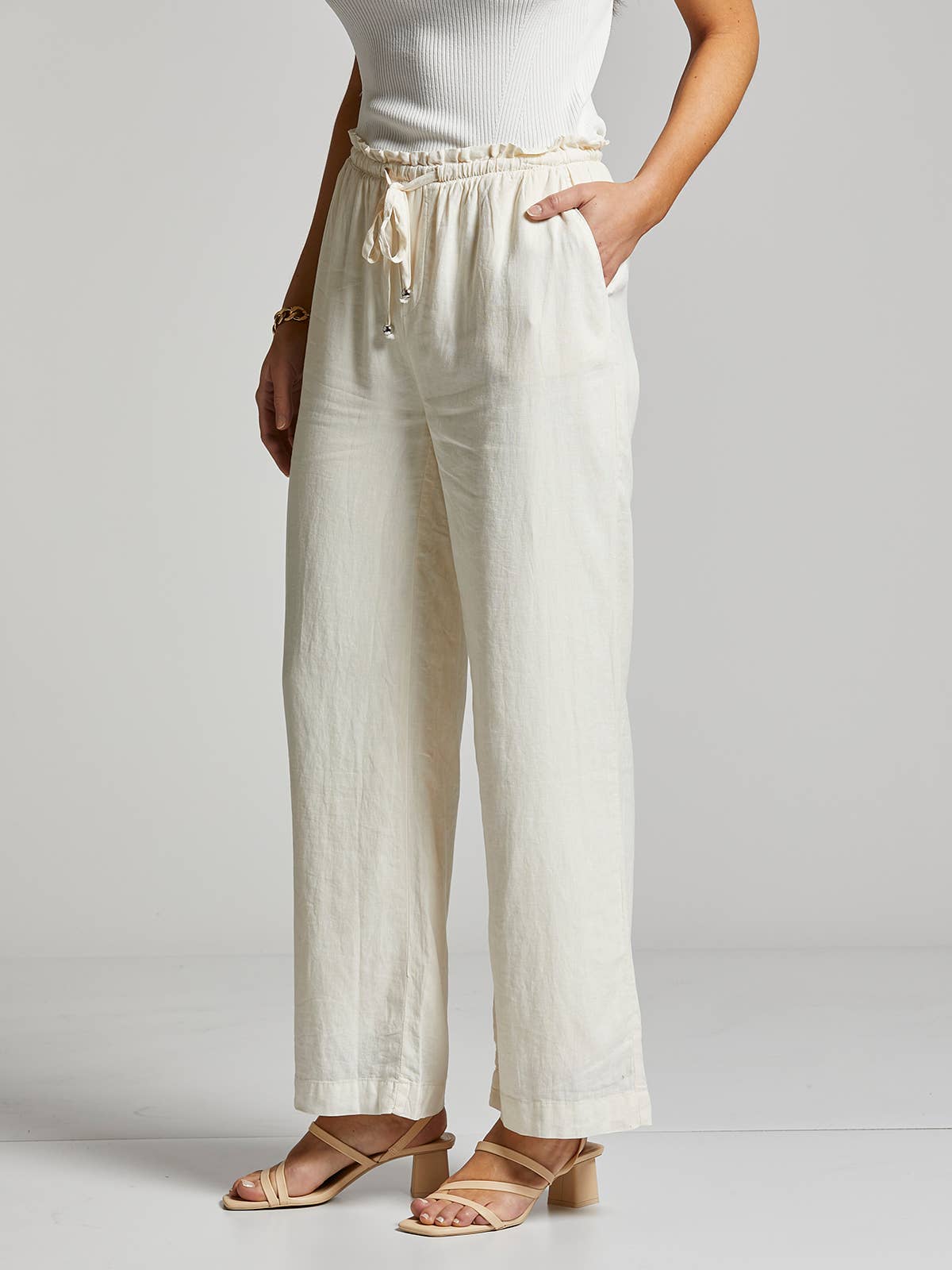 Drawstring Linen Pants - ARLO PANTS