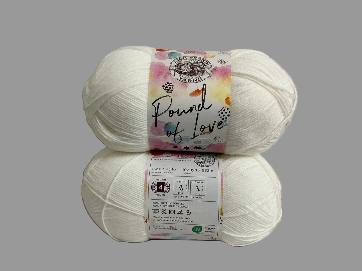 Lion Brand Pound of Love-White