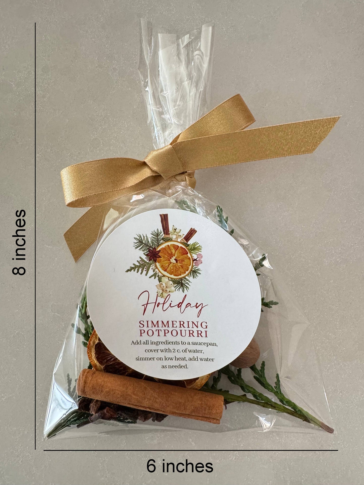 Holiday Simmer Pot Christmas Simmer Pot Packet