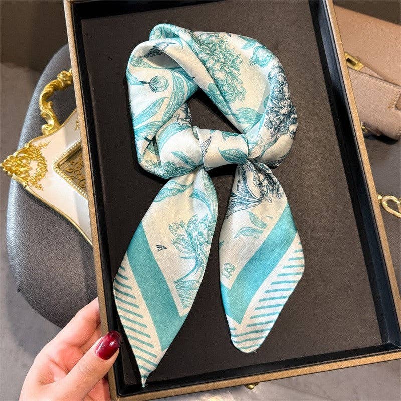 Fashion Print Square Scarf