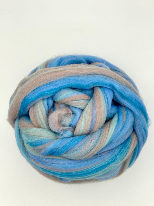 COLOR BLENDS MERINO WOOL ROVING FIBERS A5