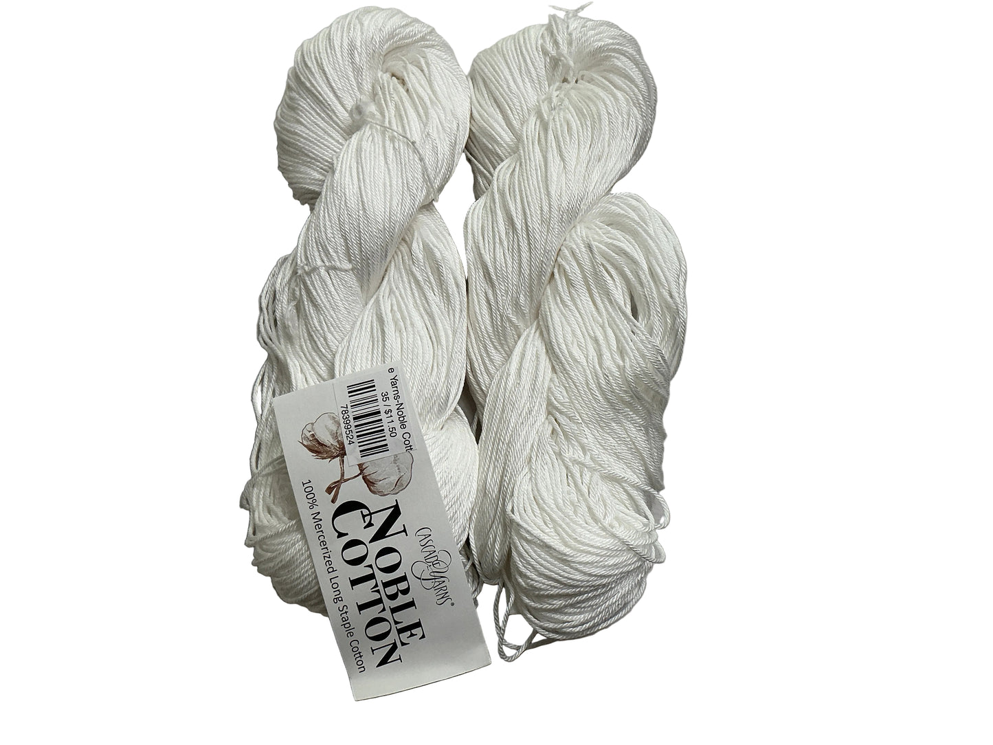 Cascade Yarns-Noble Cotton-White